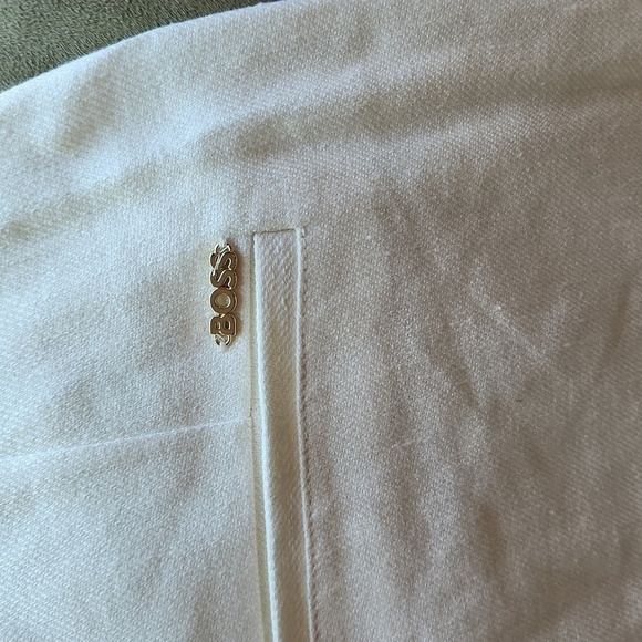 NWT Off White BOSS Wide Leg Pants-Size 14 - Picture 5 of 7